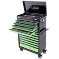 Toolkit 417Pc Metric/Sae - Sumo Series 14 Drawer Black/Green Foamed