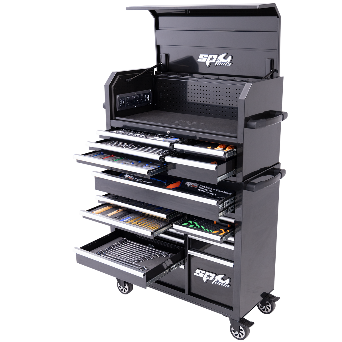 Toolkit 549Pc Metric/Sae - Sumo Series Power Hutch 18 Drawer Black Foamed