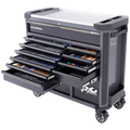 Toolkit 369Pc Metric/Sae - Tech Series Roller Cabinet 13 Drawer Black Foamed