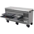 Toolkit 465Pc Metric/Sae - Usa Sumo Series 73" Roller Cabinet 18 Drawer Matte Grey