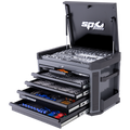 Toolkit 335Pc Metric/Sae - Tech Series 7 Drawer Diamond Black