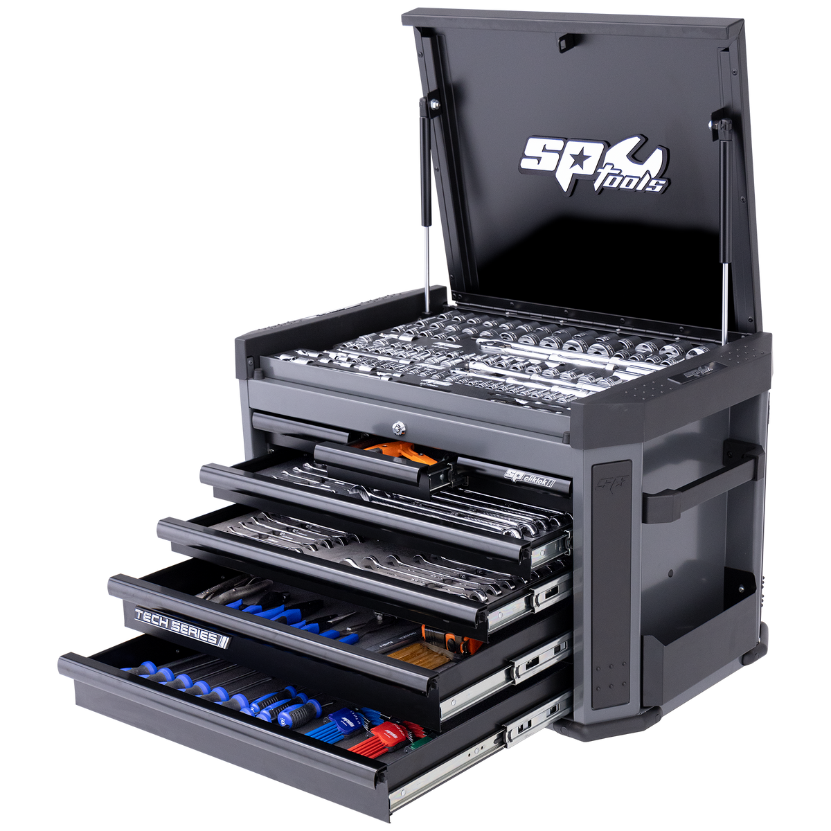 Toolkit 335Pc Metric/Sae - Tech Series 7 Drawer Diamond Black