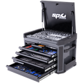 Toolkit 335Pc Metric/Sae - Tech Series 7 Drawer Diamond Black Foamed