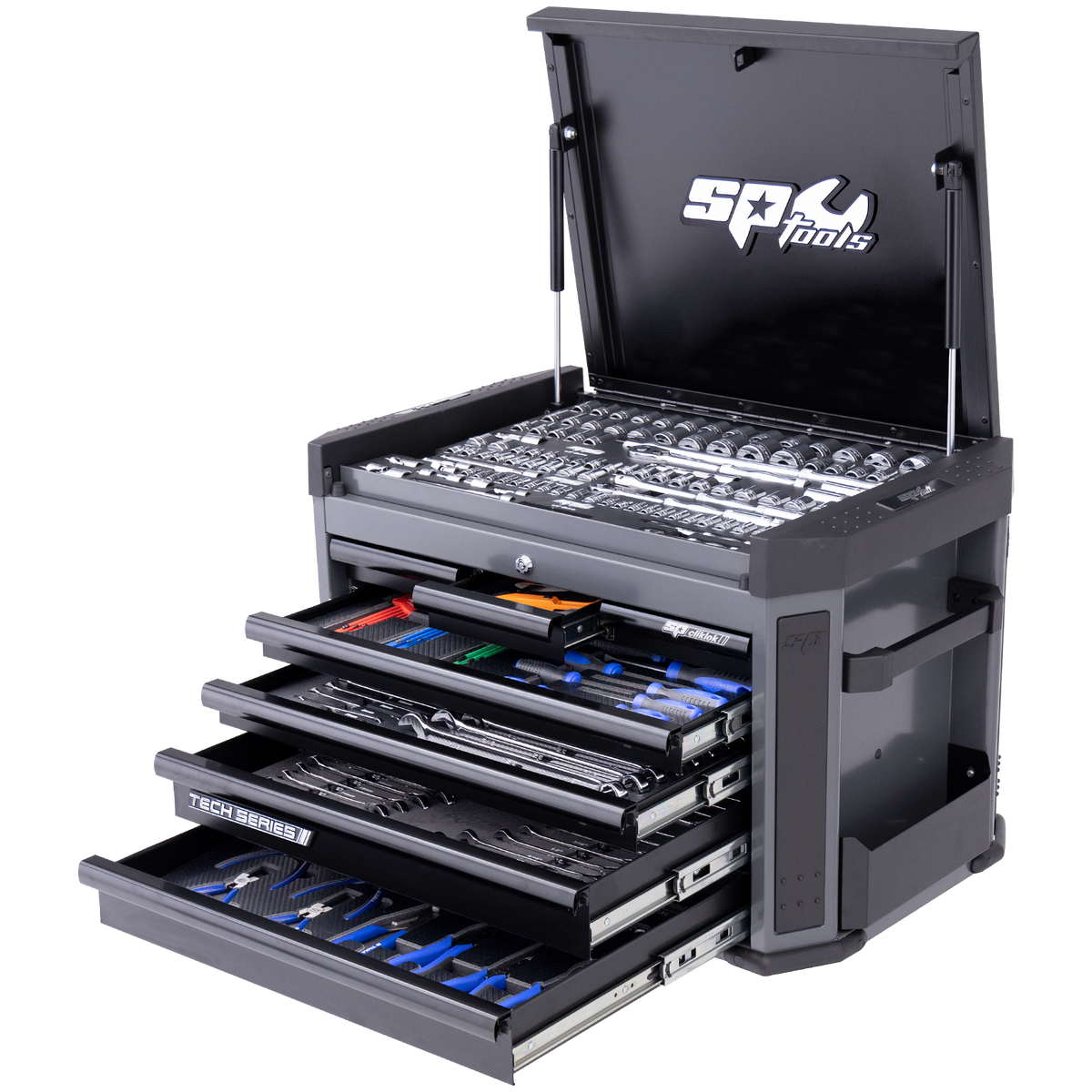 Toolkit 335Pc Metric/Sae - Tech Series 7 Drawer Diamond Black Foamed