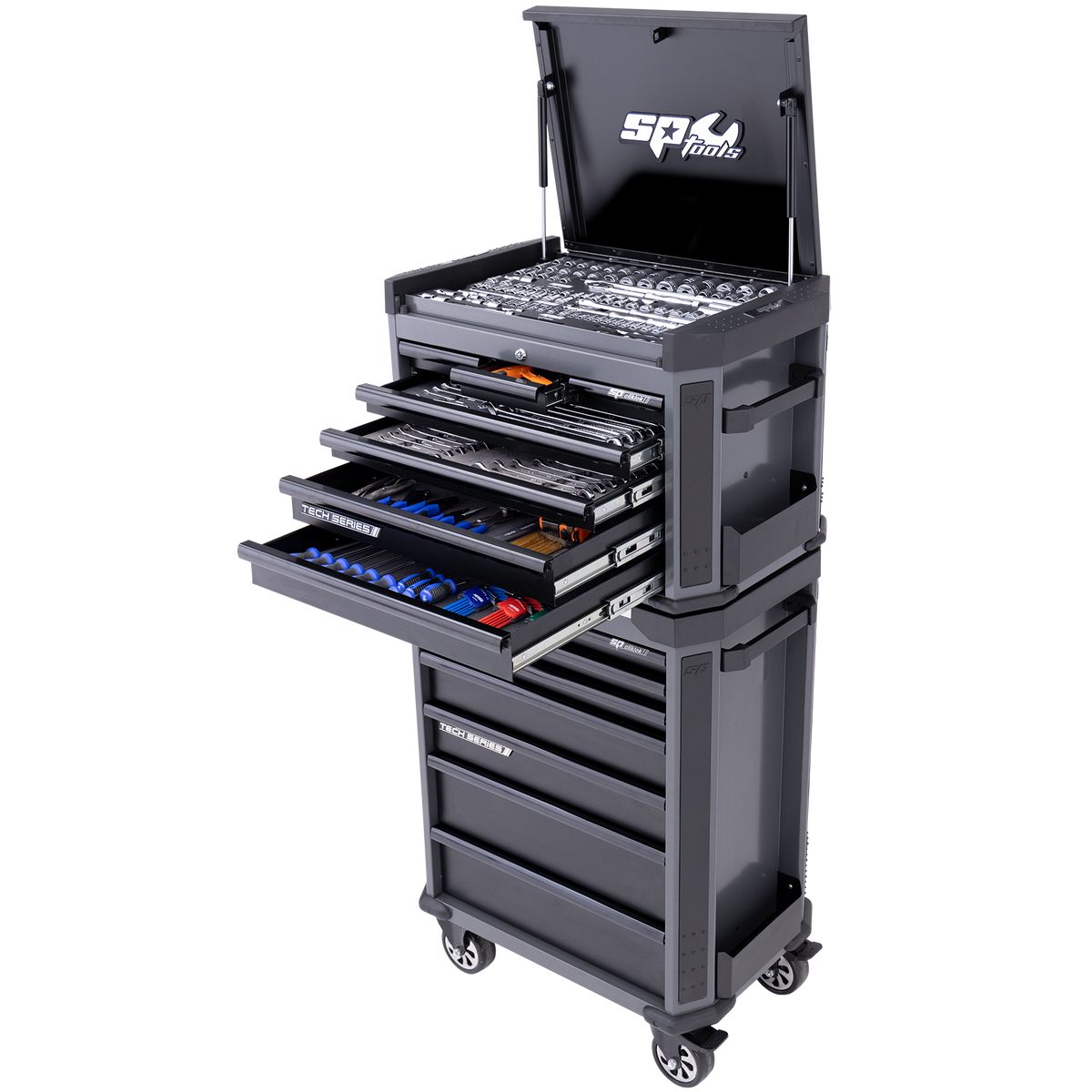 Toolkit 336Pc Metric/Sae - Tech Series 14 Drawer Diamond Black
