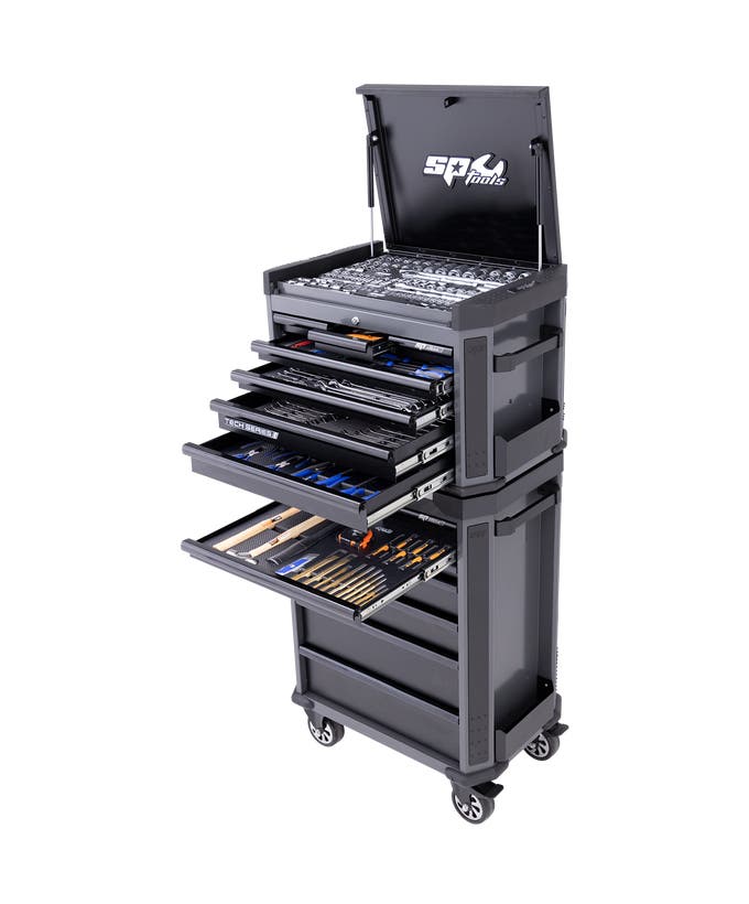Toolkit 336Pc Metric/SAE - Tech Series 14 DRawer Diamond Black Foamed - SP52295DX