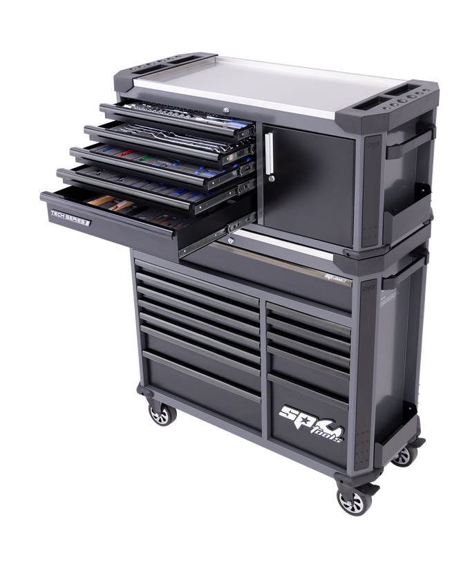 Toolkit 351Pc Metric/SAE - Tech Series 18 DRawer Diamond Black Foamed - SP52384DX