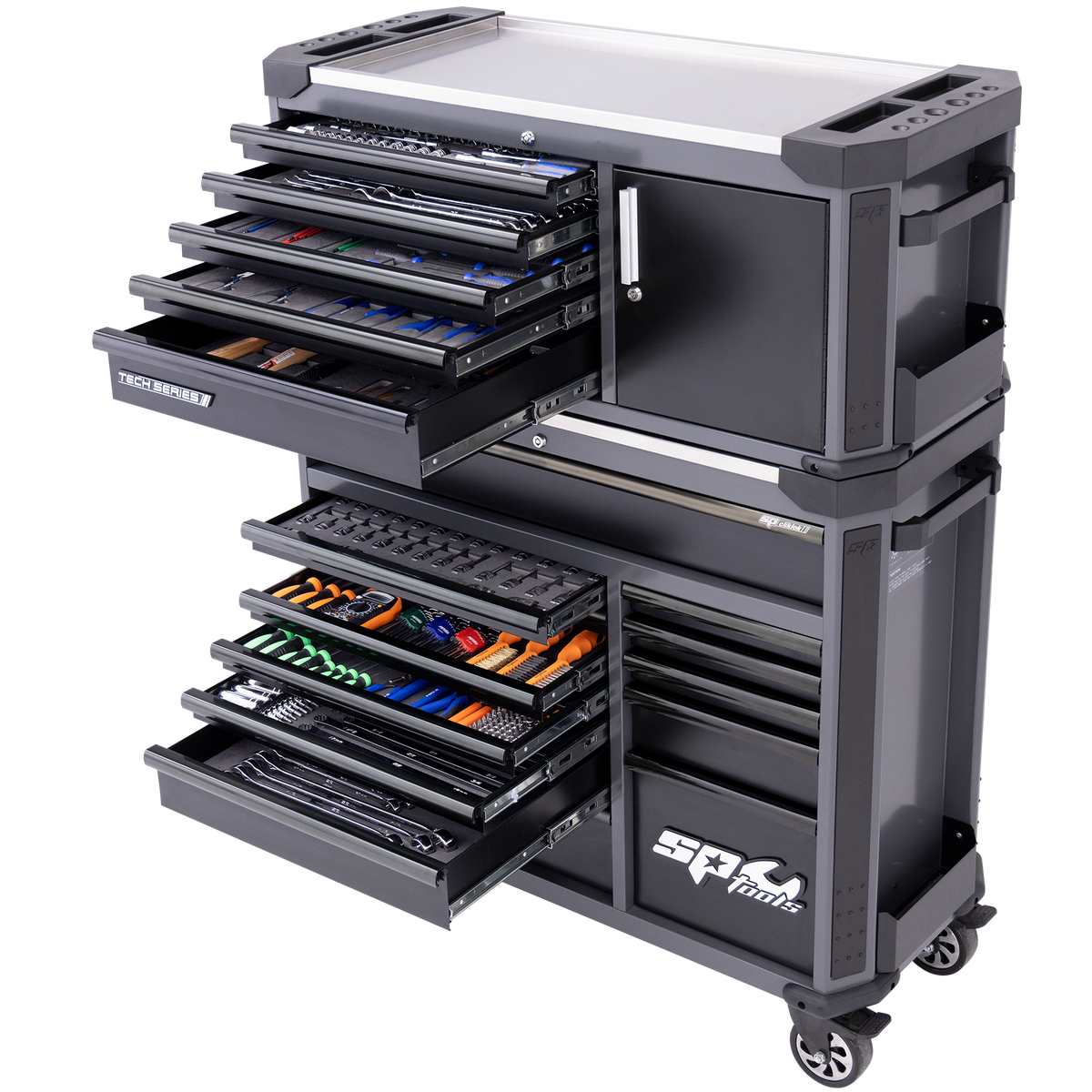 Toolkit 631Pc Metric/Sae - Tech Series 18 Drawer Diamond Black Foamed