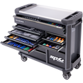 Toolkit 403Pc Metric - Tech Series Roller Cabinet Trade Technician 13 Drawer Diamond Black
