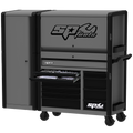 Toolkit 278Pc Metric/Sae - Apex Series Roller Cabinet With Hutch And Side Locker 12 Drawer Grey Foamed