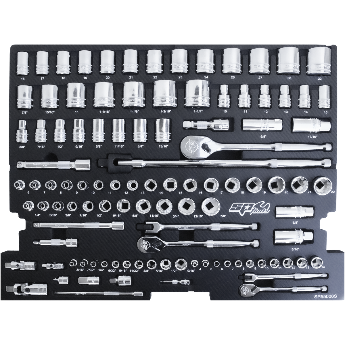 Eva Toolkit 105Pc Metric/Sae - Socket Accessories