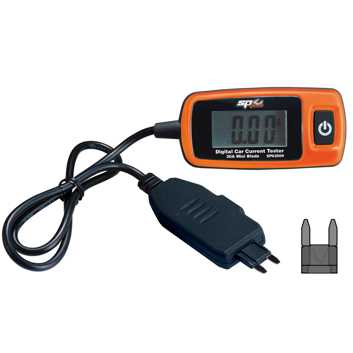 Auto Electrical - Current Tester Digital 30A Mini-Blade