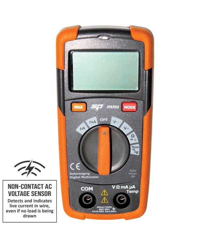 Diagnostic - Multimeter Digital Pocket Size With Temperature - SP62015