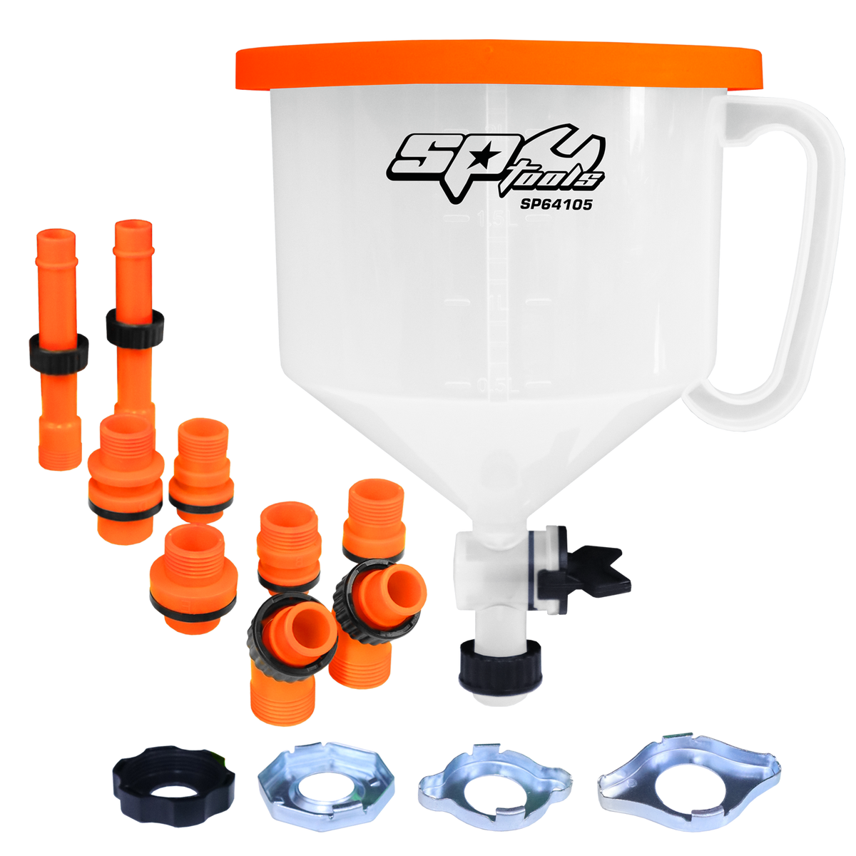 Cooling System - Coolant Funnel Set 15Pcs
