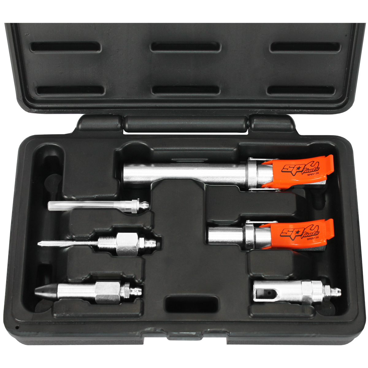 Lubrication - Grease Gun 6 Pce Quick Release Kit