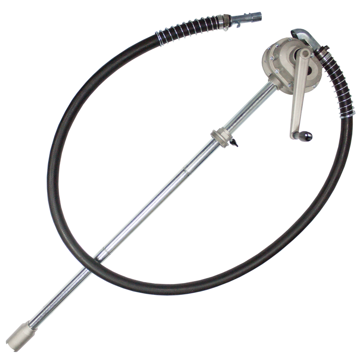 Fluid Transfer - Pump Rotary Drum Aluminium W/Rubber Hose 200L