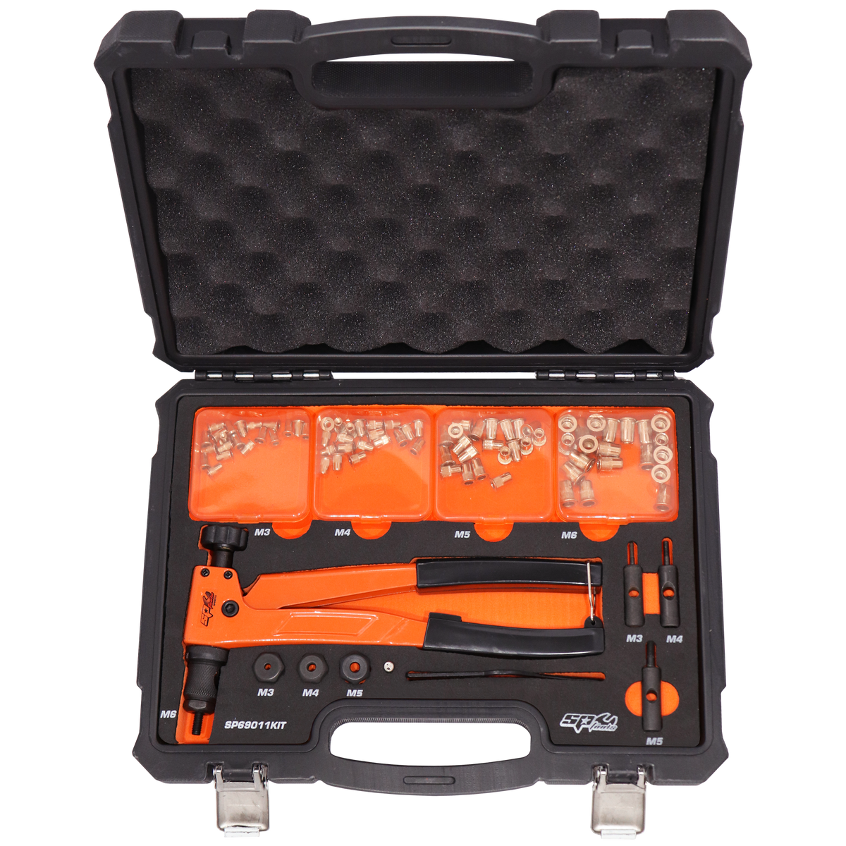 Fastening Tools - Riveter Nut 90Pc Set - Lever Type