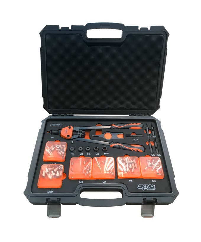 Fastening Tools - Riveter Nut 74Pc Set - Lever Type - SP69016