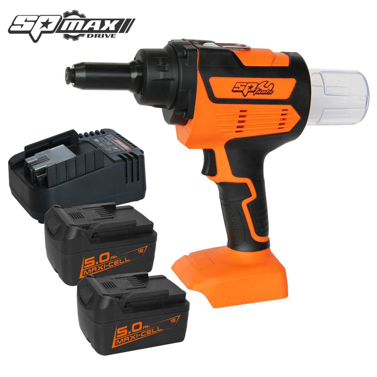Cordless - 18V Industrial Riveter - Max Drive