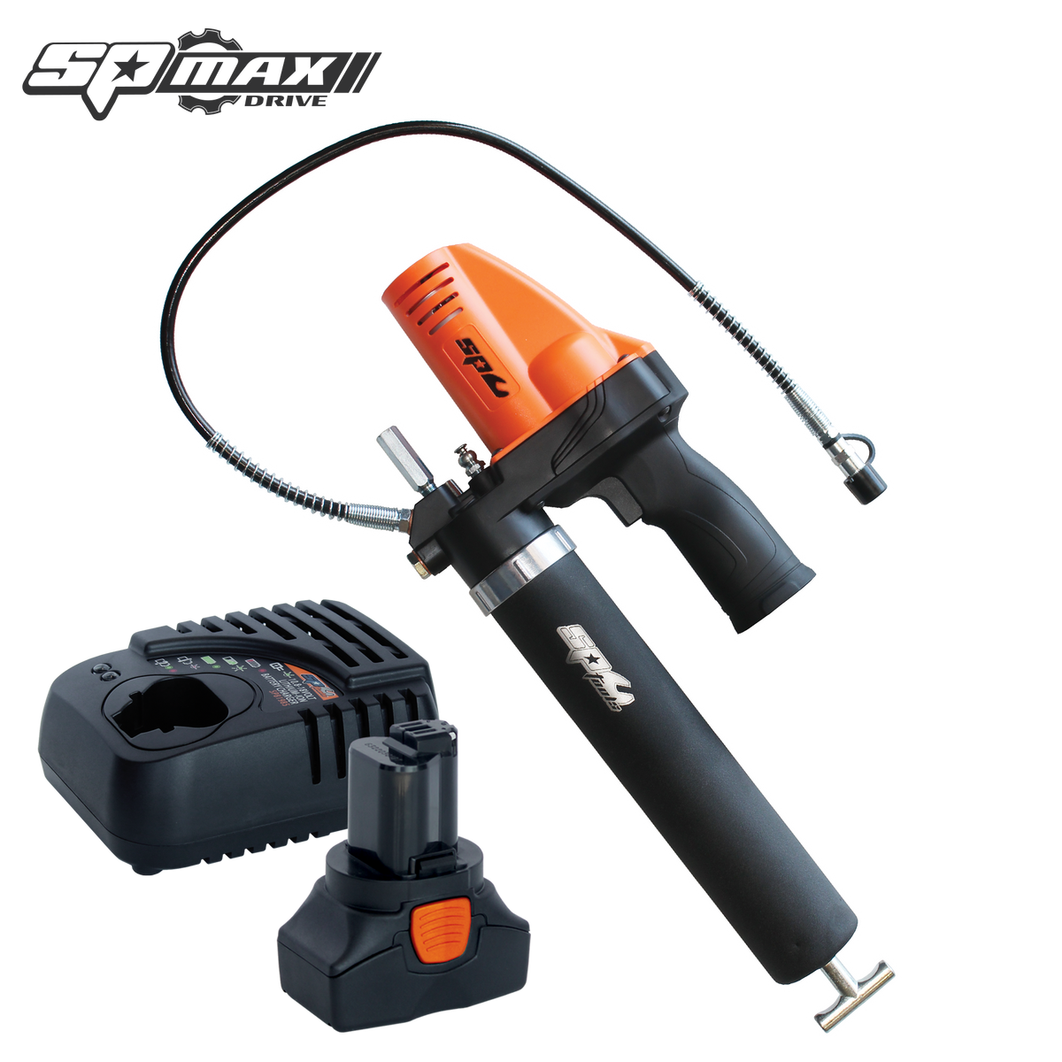 Cordless - 16V Industrial Grease Gun - Max Drive