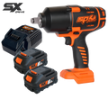 Cordless - 18V 3/4"Dr Brushless Impact Wrench Kit - 6.0Ah X2 - Sx Drive
