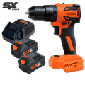Cordless - 18V Drill/Driver Brushless - 5.0Ah X2 Batteries & Charger - Sx Drive
