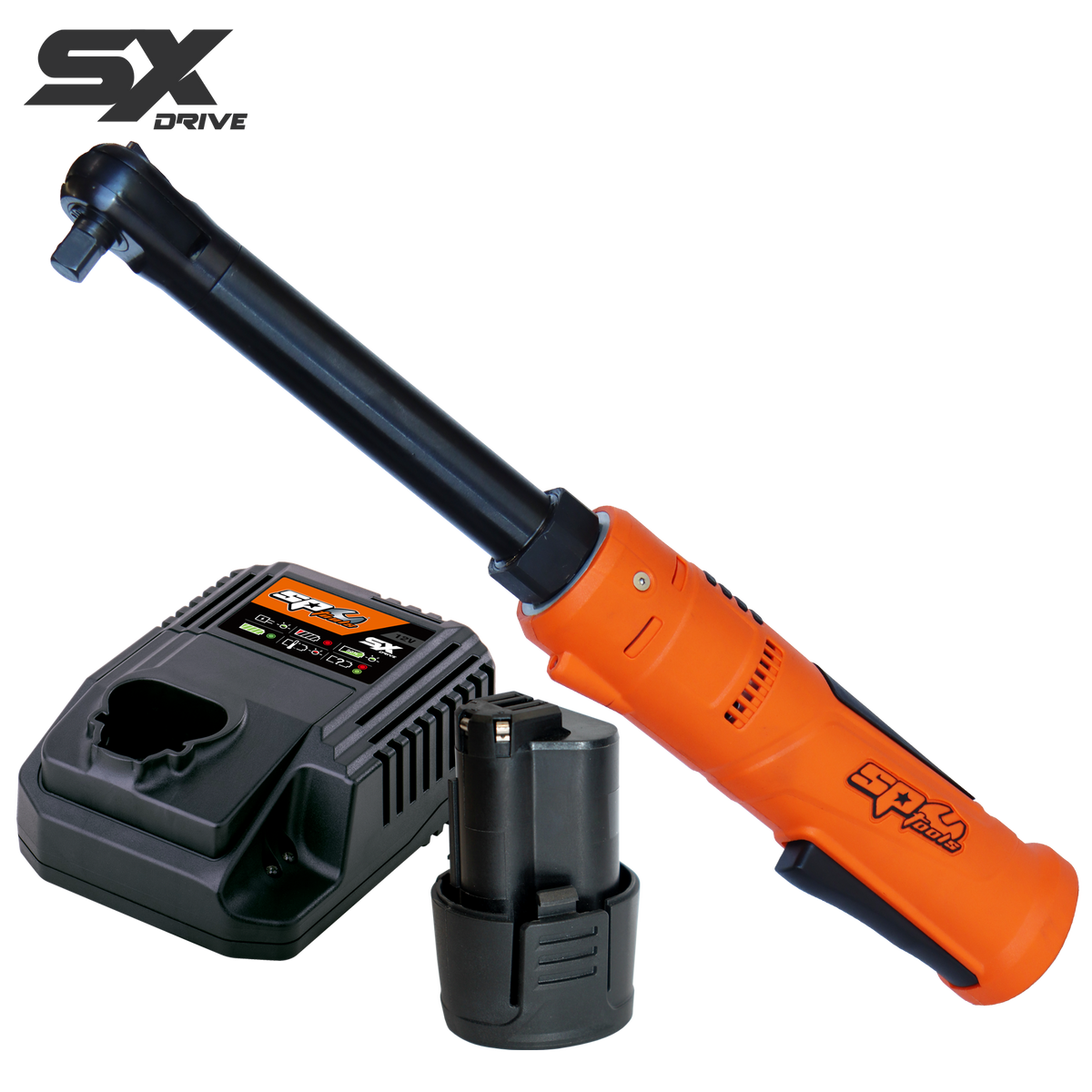 Cordless- 12V 3/8"Dr Ratchet Long Neck - Sx Drive