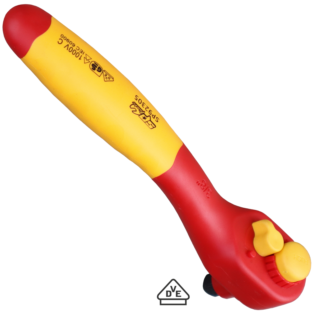 Socket Accessories - 3/8"Dr Ratchet Vde 200Mm
