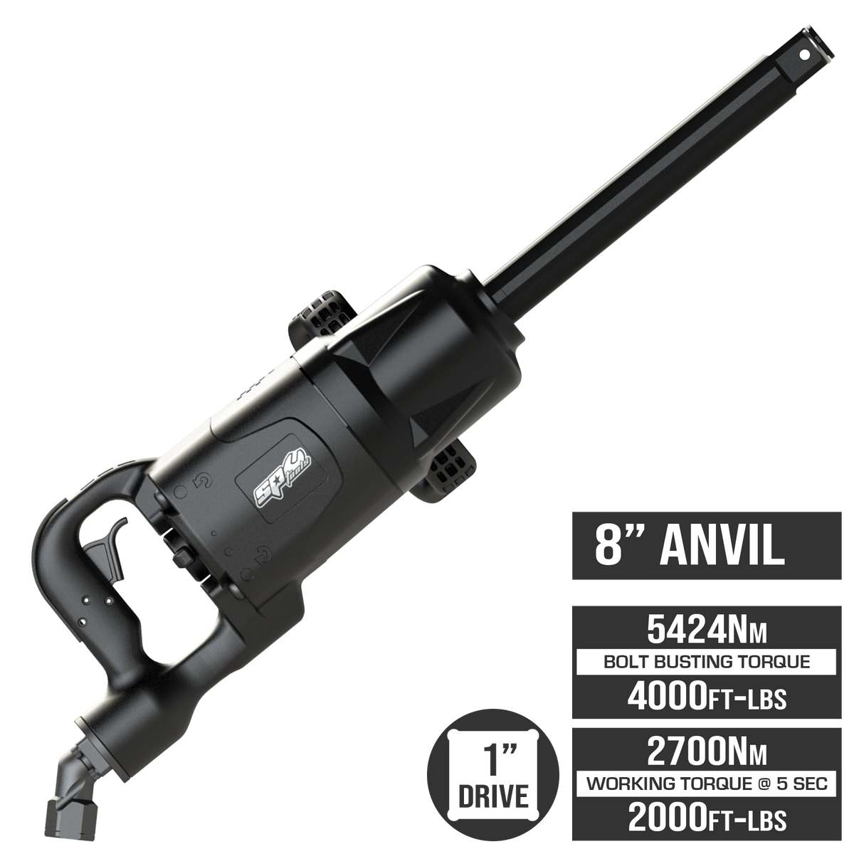 Air Tool - Impact Wrench Composite 1"Dr 8"Anvil