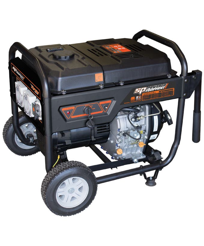 Generator - 6.8Kva Construction Series Diesel - SPGD6800E