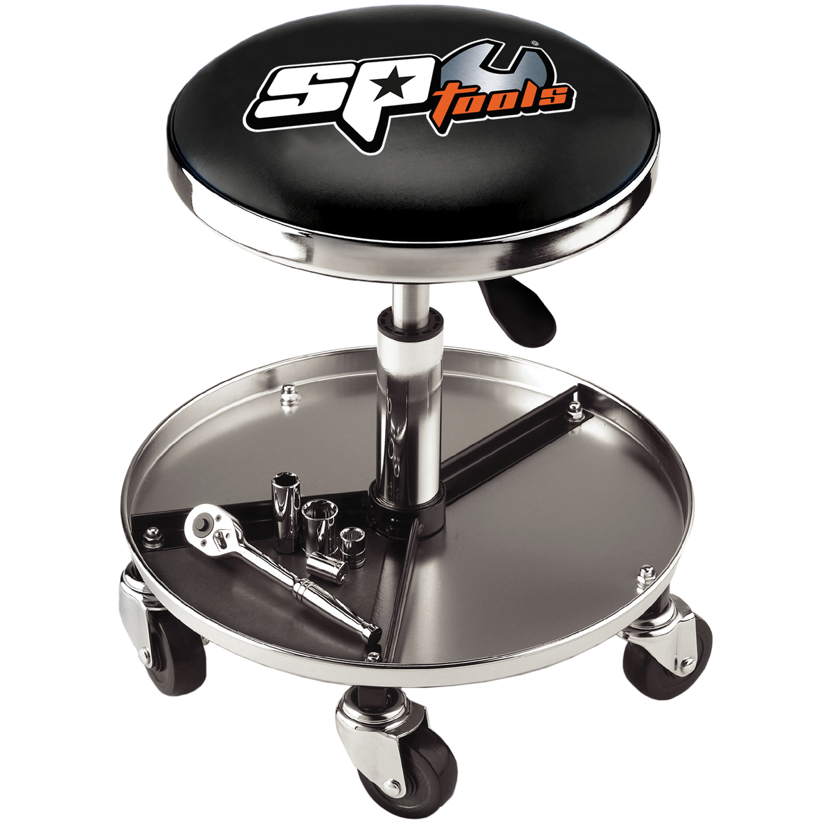 Workshop - Swivel Seat With Storage H/Duty