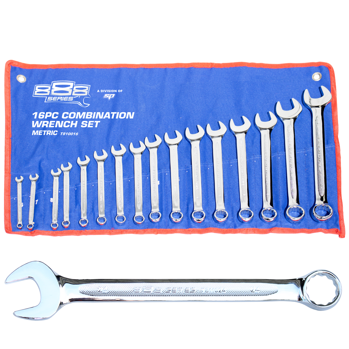 SPANNER SET - ROE METRIC 16PC - SP Tools T810016