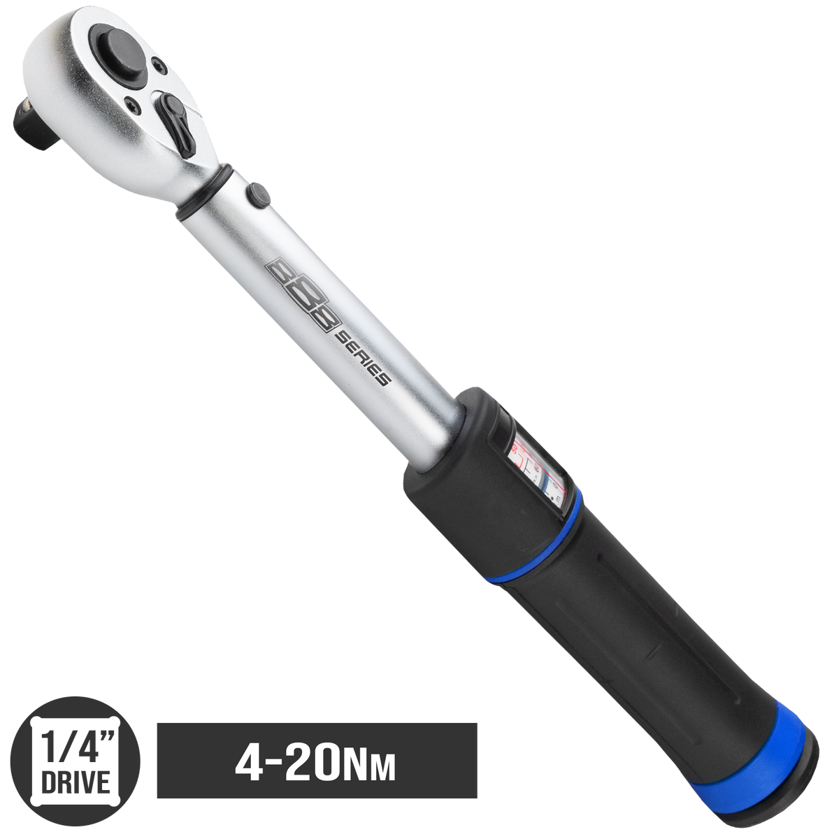 MEASURING - TORQUE WRENCH 1/4"DR 4-20NM - SP Tools T835160