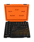 THREAD & STUD REPAIR - SCREW-NUT EXTRACTOR AND DRILL SET 49PCS